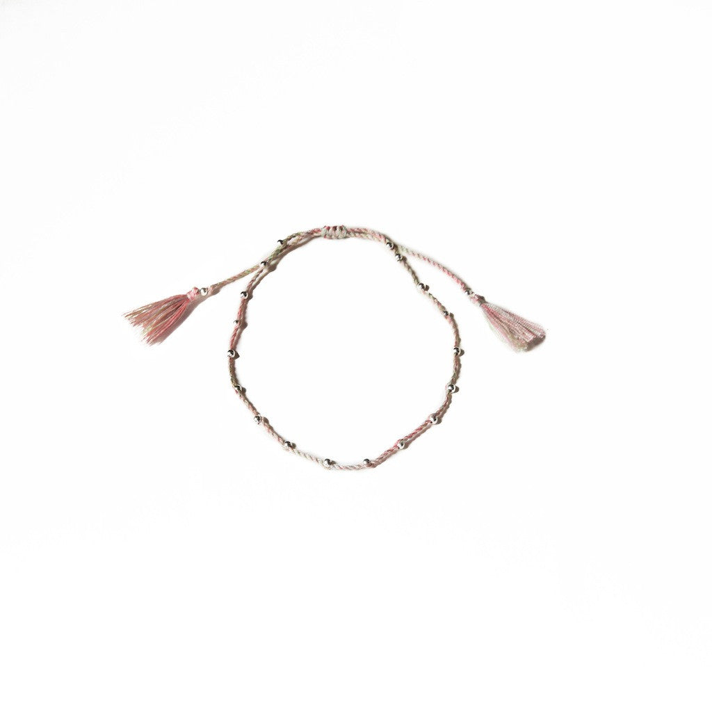 Tassel Anklet - Shy Pastel - BE.ARUM
 - 2