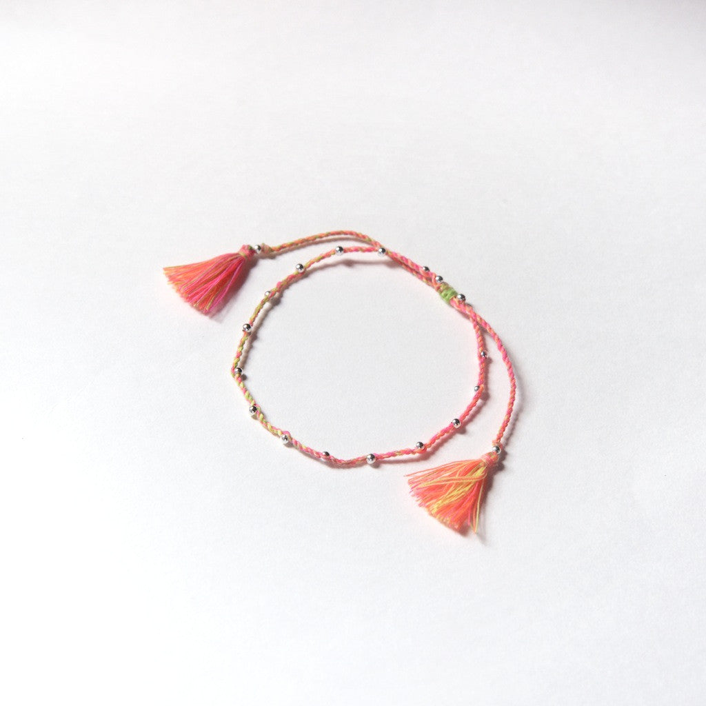 Tassel Anklet - Neon Blast - BE.ARUM
- 2