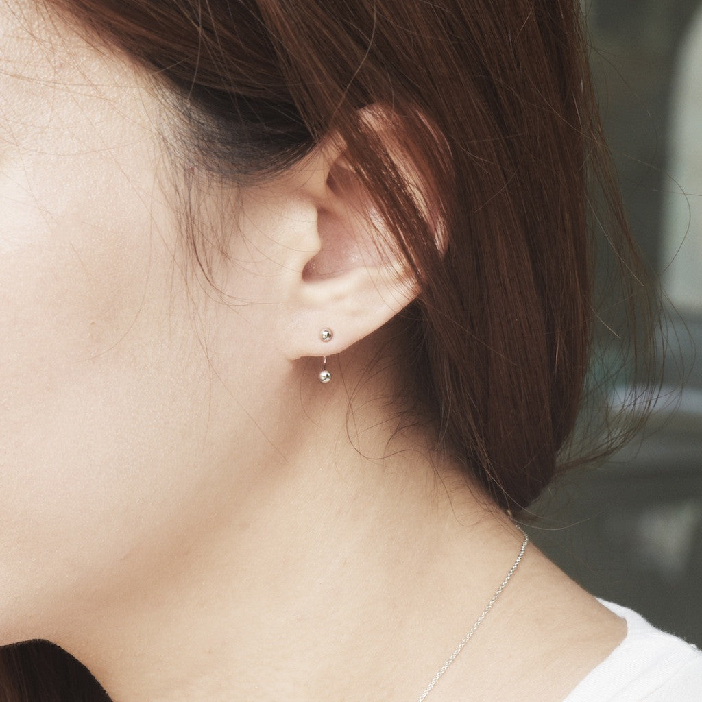 Top and Bottom Point Earrings - BE.ARUM
 - 2