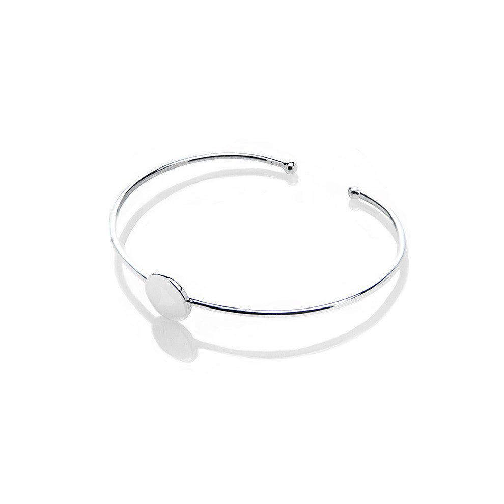 Circle Bangle (Free Engraving) - BE.ARUM
 - 1