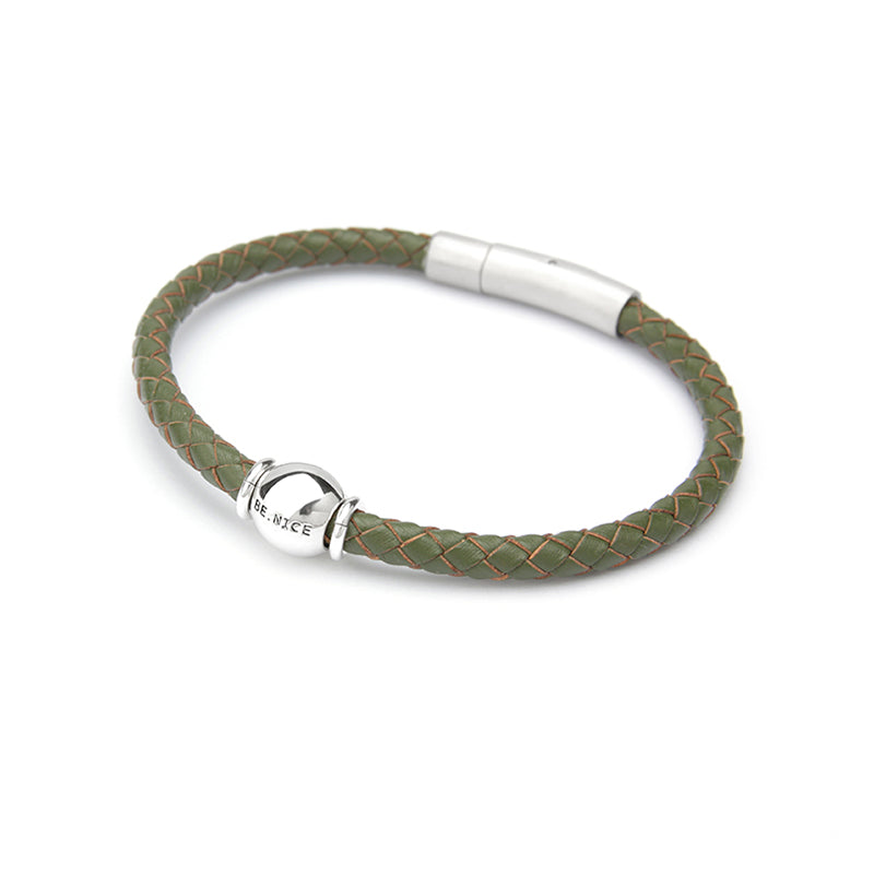 BE.NICE Bracelet Men's - Khaki Green