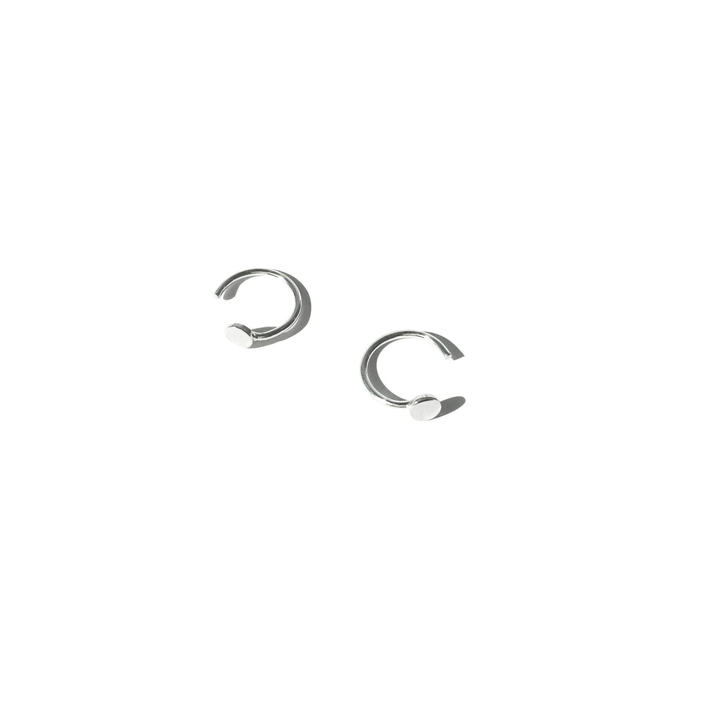 C Moon Dainty Earrings