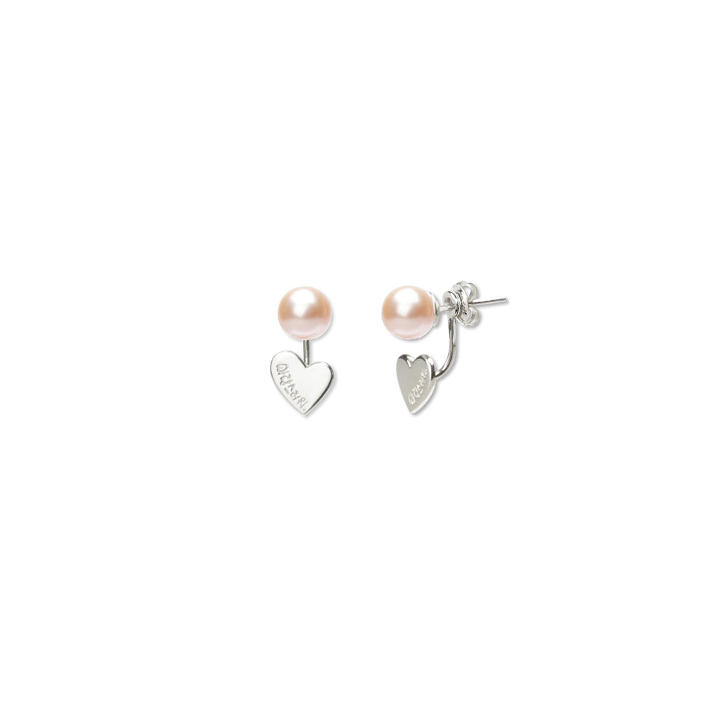 You are Lovely Earrings Peach Pearl