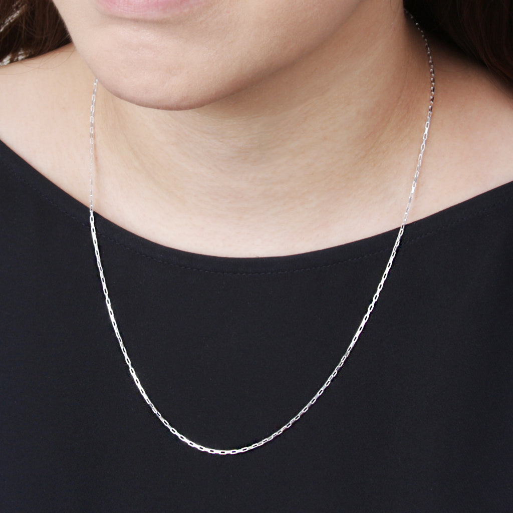 Brick Link Chain Necklace - 50cm