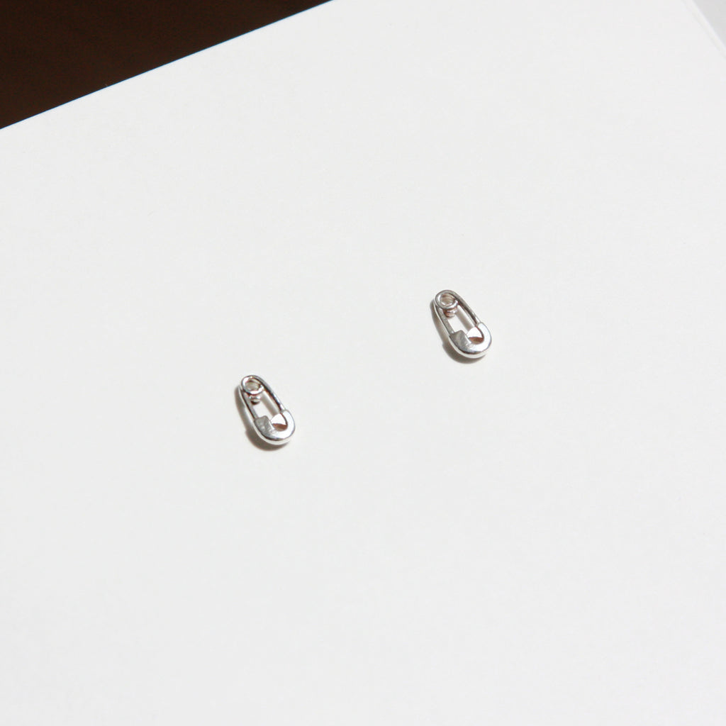 Mini Safety Pin Earring