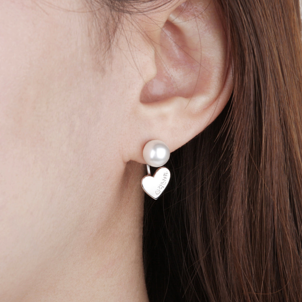 You are Lovely Earrings White Pearl