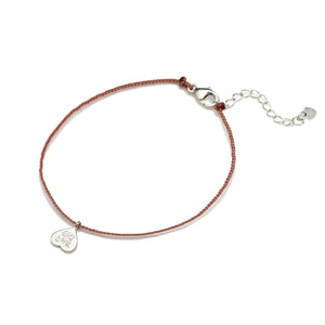 You are lovely Friendship Bracelet Rusty Pink - BE.ARUM
 - 1