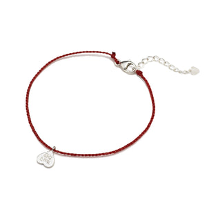 You are lovely Friendship Bracelet Red - BE.ARUM
 - 1