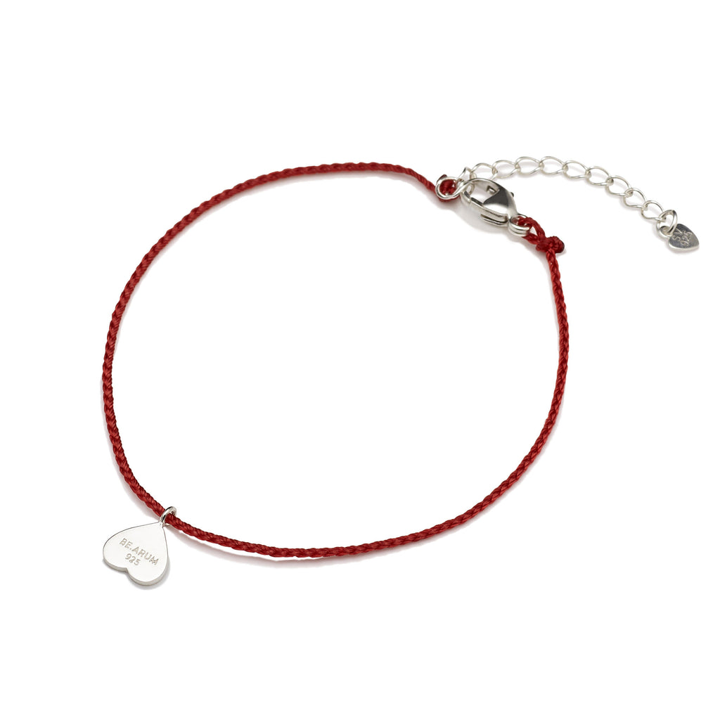 You are lovely Friendship Bracelet Red - BE.ARUM
 - 2