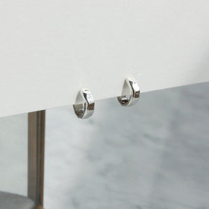 Textured Small Hoop Earrings