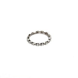 Angelic Black Delicate Ring