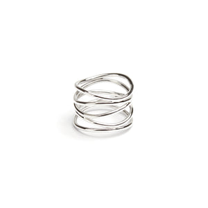 Layered Ripple Ring