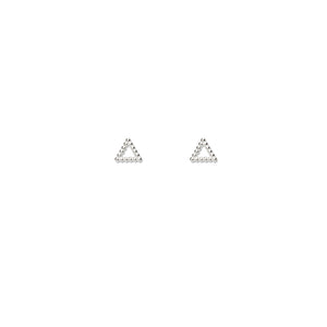 Dot Dots Triangle Earrings